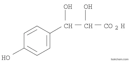 Molecular Structure of 100201-57-8 (2,3-Dihydroxy-3-(4-hydroxyphenyl)propanoic acid)